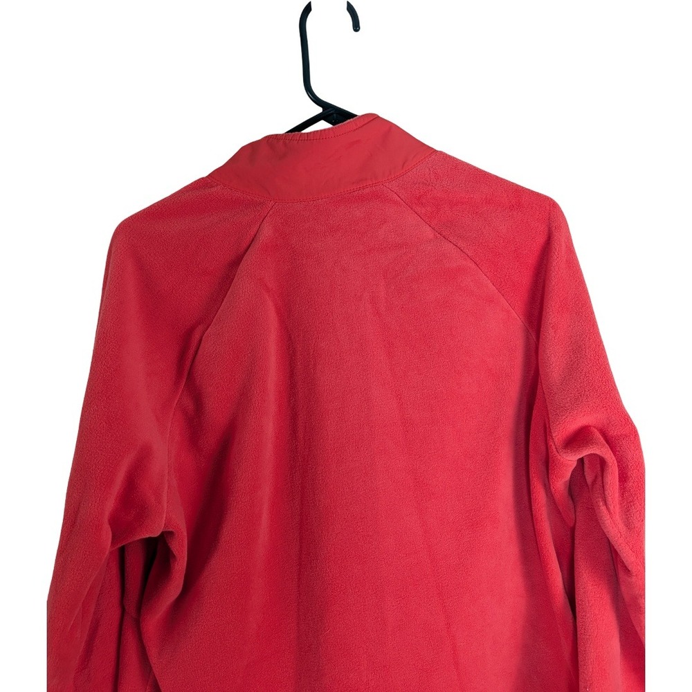 All in Motion Polartec Fleece Jacket Womens XXL Coral Red Full Zip Nylon Overlay - Picture 8 of 16